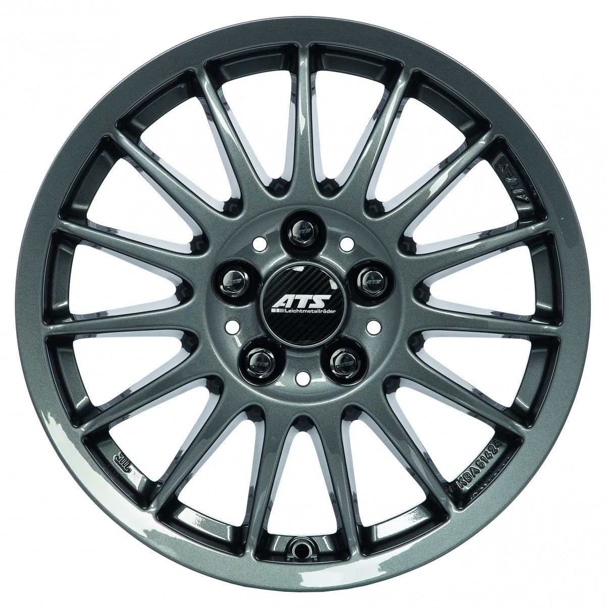 ATS Streetrallye dark-grey Alufelge 7x17 Zoll ET54 LK 5x112 ML66.5 – Bild 2