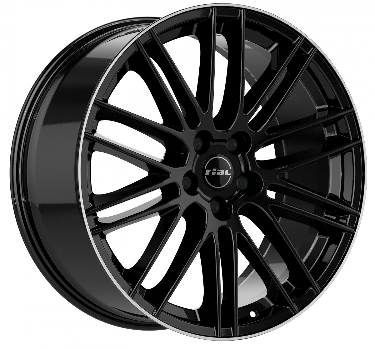 Rial KiboX diamant-schwarz hornpoliert 9.5x21 ET42 - LK5/112 ML66.5
