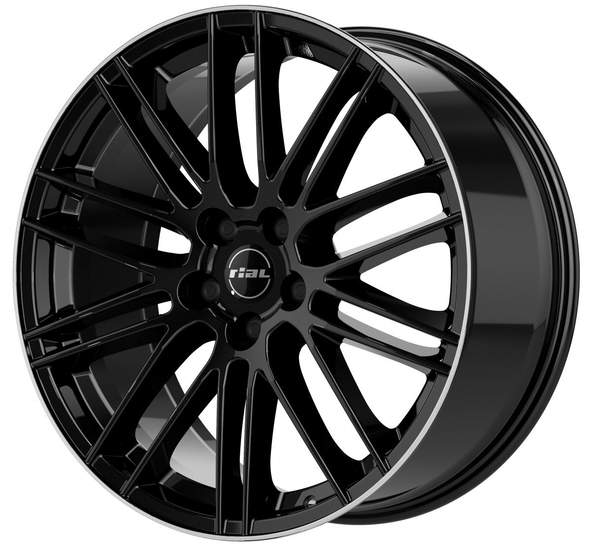 Rial KiboX diamant-schwarz hornpoliert 9.5x21 ET42 - LK5/112 ML66.5