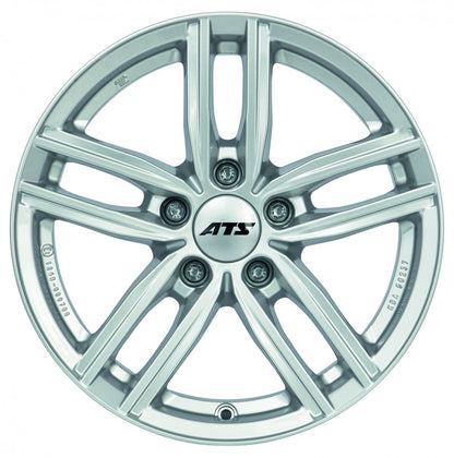 ATS Antares polar-silber Alufelge 7x17 Zoll ET40 LK 5x114.3 ML66.1 – Bild 2
