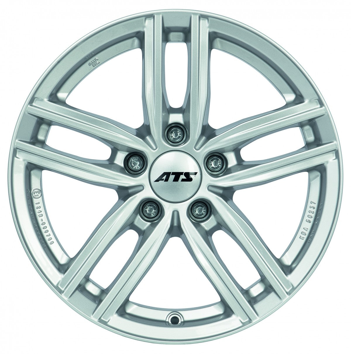 ATS Antares polar-silber Alufelge 7x17 Zoll ET40.5 LK 5x108 ML63.4 – Bild 2