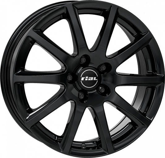 Rial Milano diamond-black Alufelge 6.5x15 Zoll ET38 LK 4x100 ML63.3