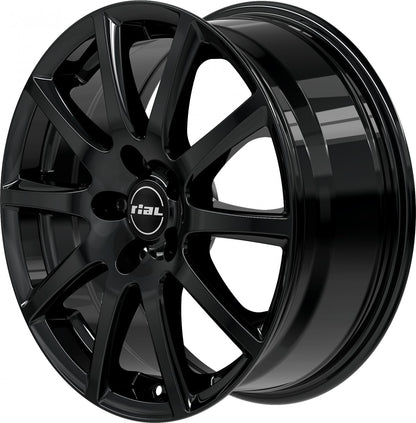 Rial Milano diamond-black 6.5x15 ET38 - LK4/100 ML63.3
