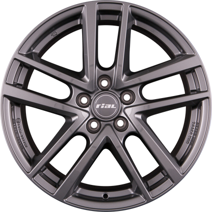 Rial Astorga graphite Alufelge 7x17 Zoll ET46 LK 5x100 ML57.1 – Bild 7