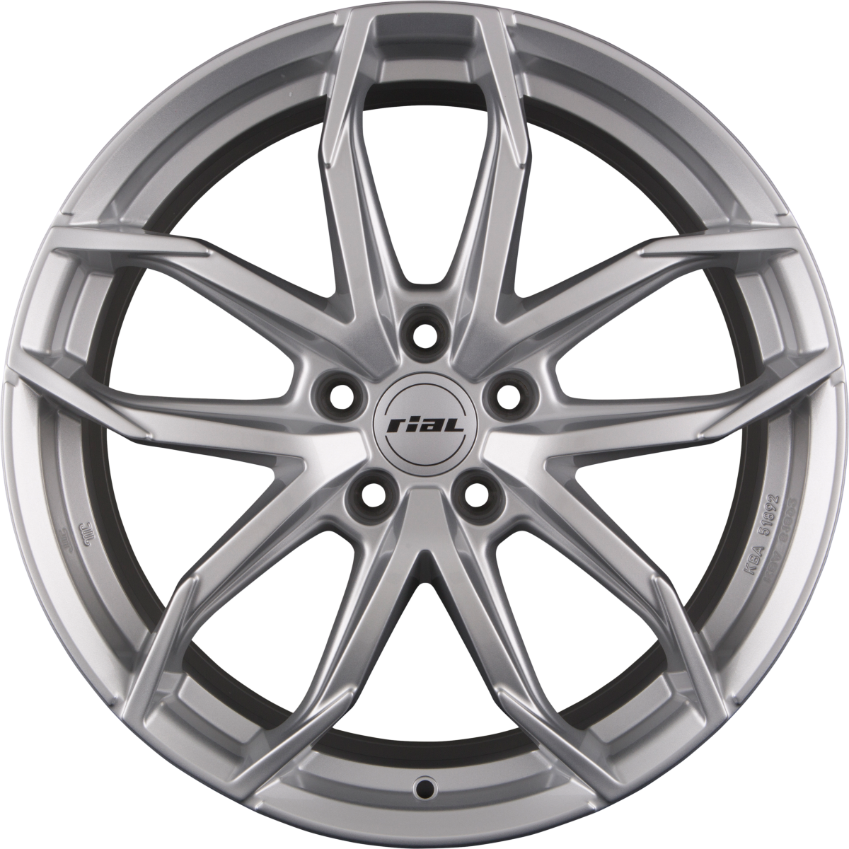 Rial Lucca polar-silber Alufelge 6.5x17 Zoll ET32 LK 4x108 ML65.1 – Bild 6