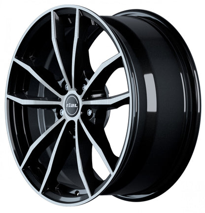 Rial X12 diamant-schwarz frontpoliert 7.5x18 ET51 - LK5/112 ML57.1