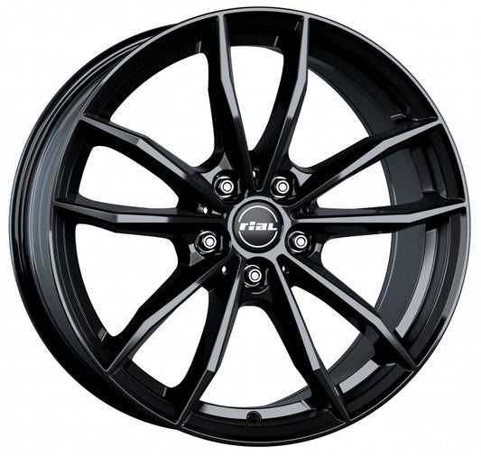 Rial X12X diamant-schwarz 9x19 ET38 - LK5/112 ML66.5