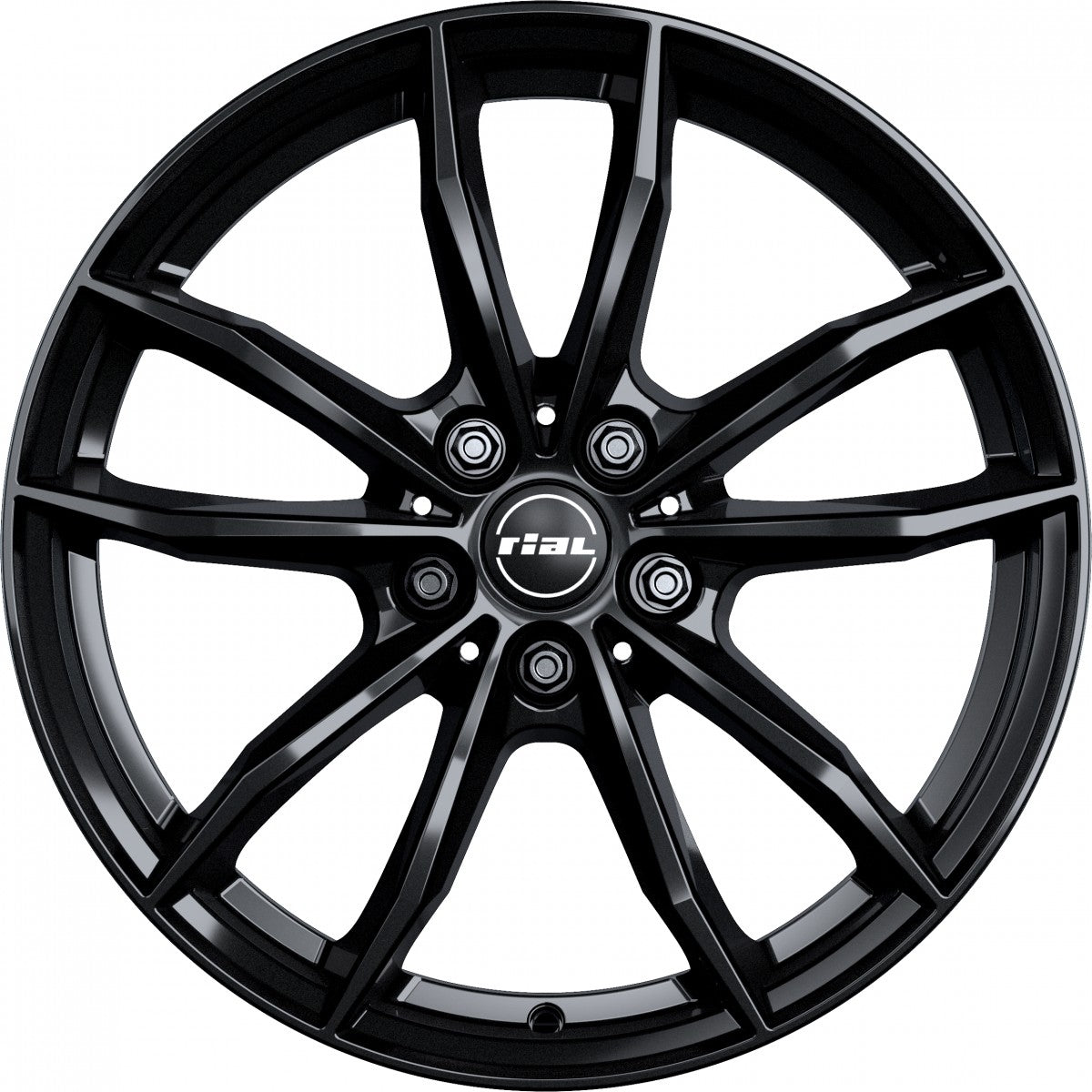 Rial X12X diamant-schwarz 9x19 ET38 - LK5/112 ML66.5