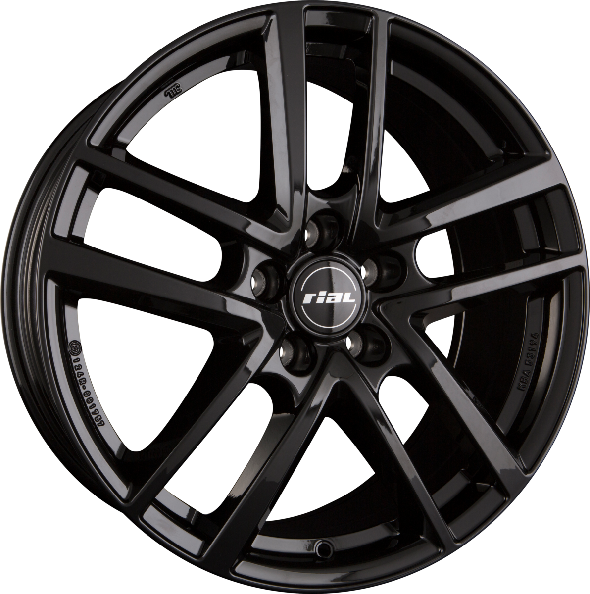 Rial Astorga diamond-black Alufelge 7.5x19 Zoll ET50.5 LK 5x108 ML63.4 – Bild 8