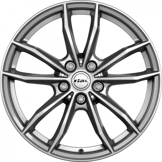 Rial X12X metal-grey 9x20 ET35 - LK5/112 ML66.5