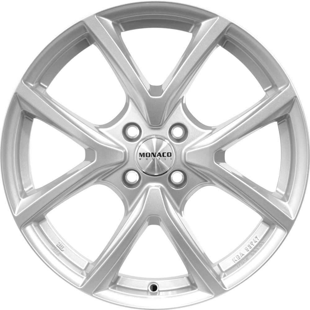 Monaco CL2 silber 6.5x16 ET45 - LK5/108 ML65.1