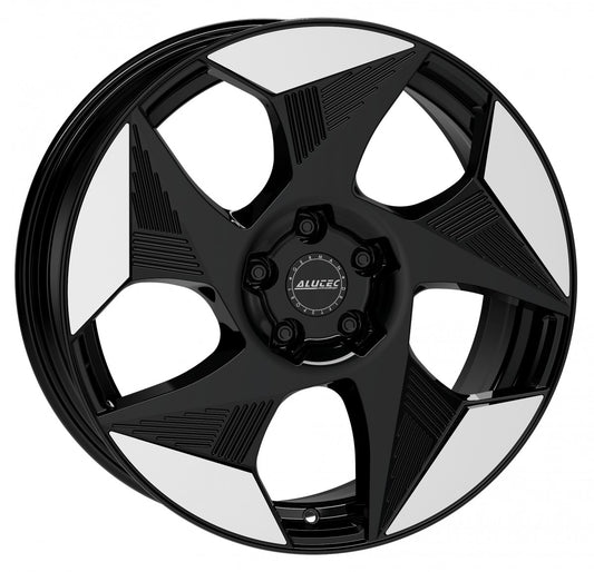 Alutec Solar diamant-schwarz frontpoliert 8x19 ET46 - LK5/114.3 ML70.1