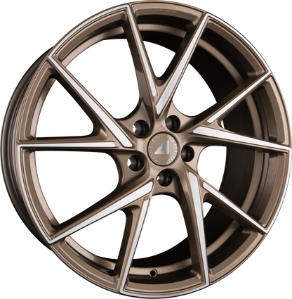 Alutec ADX.01 Metallic-Bronze Frontpoliert Alufelge 7x17 Zoll ET48 LK 5x114.3 ML67.1 – Bild 2