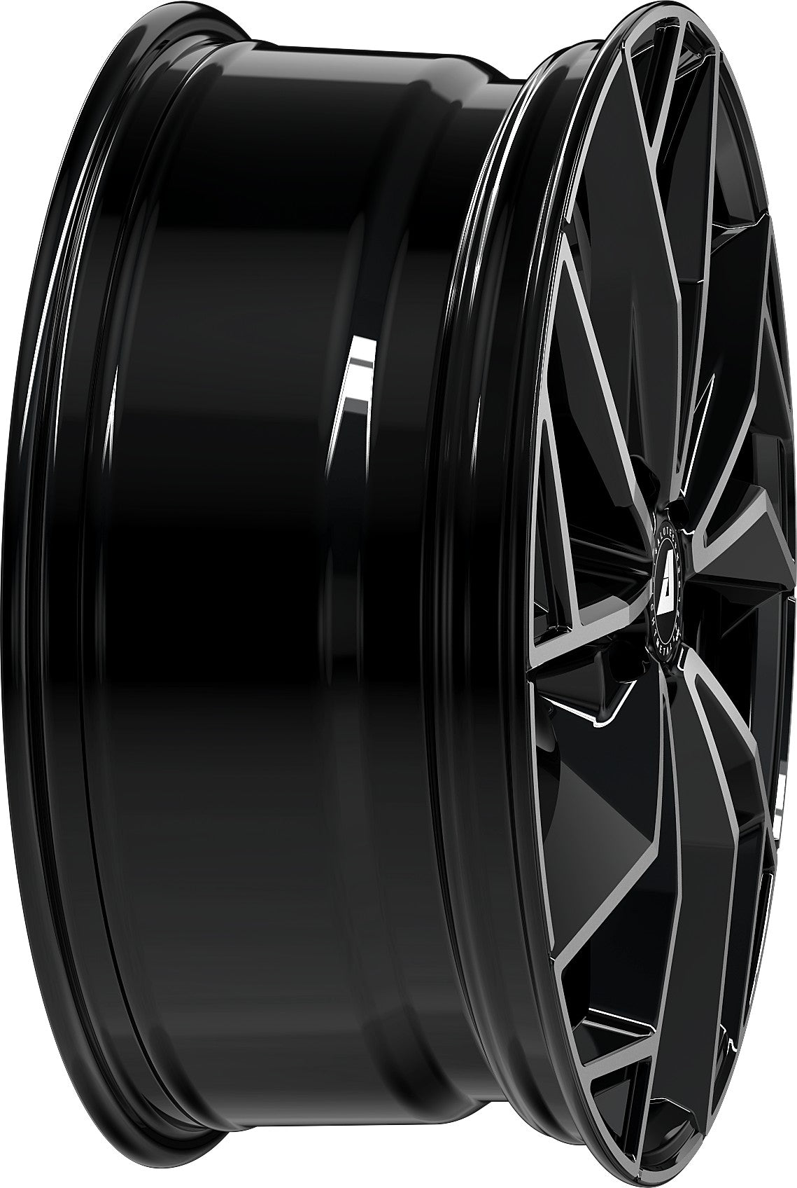 Alutec ADX.02 diamant-schwarz frontpoliert Alufelge 8x19 Zoll ET40 LK 5x112 ML70.1 – Bild 5
