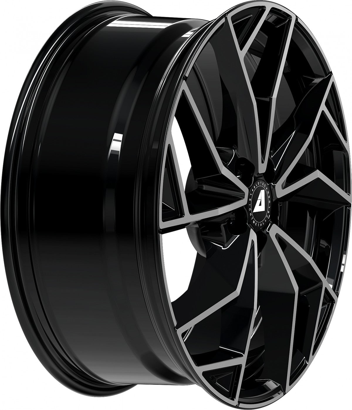 Alutec ADX.02 diamant-schwarz frontpoliert Alufelge 8x19 Zoll ET42 LK 5x114.3 ML70.1 – Bild 4