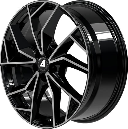 Alutec ADX.02 diamant-schwarz frontpoliert Alufelge 8x19 Zoll ET42 LK 5x114.3 ML70.1 – Bild 7