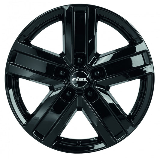 Rial Transporter diamant-schwarz 6x15 ET68 - LK5/130 ML84.1