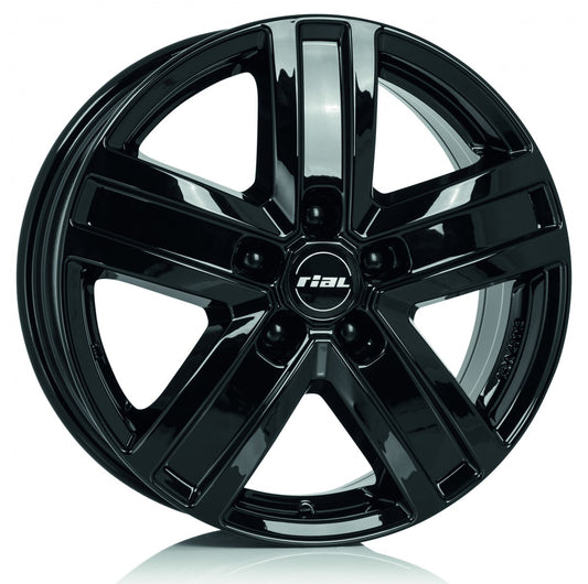 Rial Transporter diamant-schwarz 6.5x16 ET60 - LK5/160 ML65.1