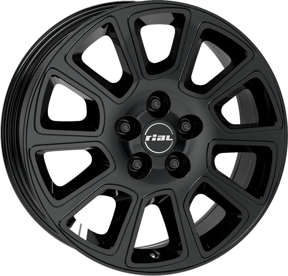 Rial Transporter 2 diamant-schwarz 6x16 ET68 - LK5/130 ML78.1