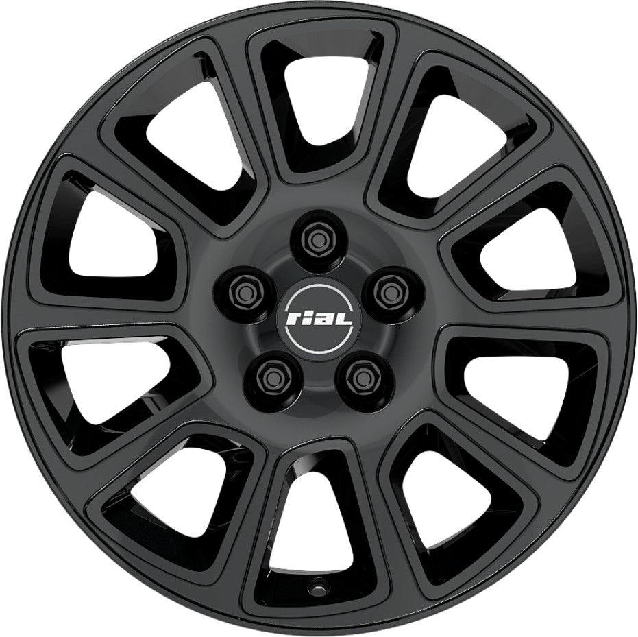Rial Transporter 2 diamant-schwarz 6x16 ET68 - LK5/130 ML78.1