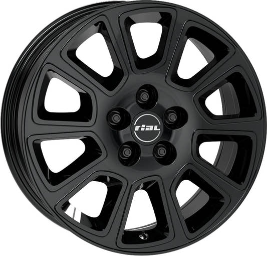 Rial Transporter 2 diamant-schwarz 6.5x16 ET52 - LK5/112 ML66.5