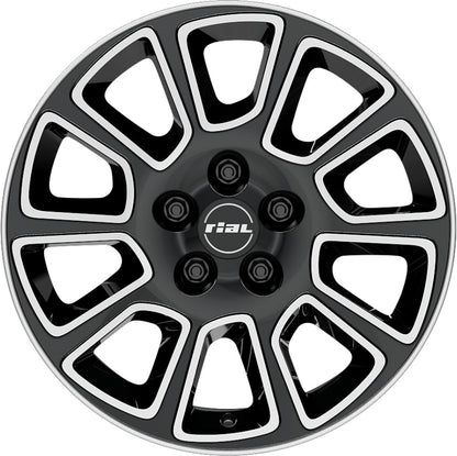 Rial Transporter 2 diamant-schwarz frontpoliert 7.5x18 ET60 - LK5/120 ML65.1