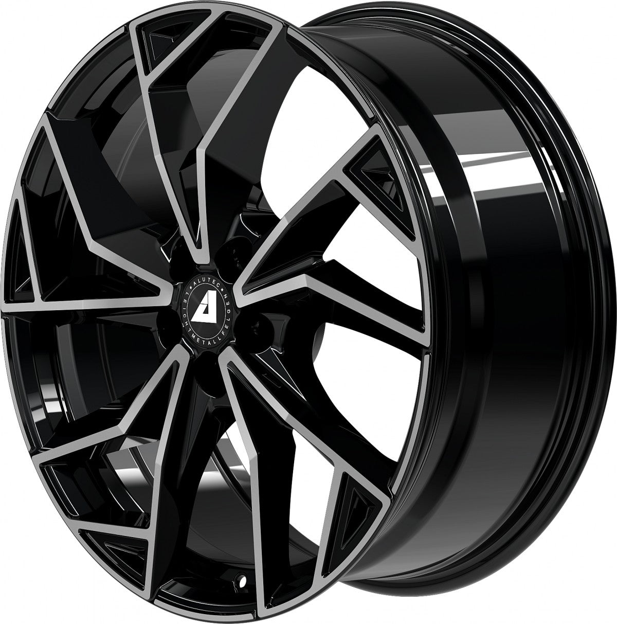 Alutec ADX.02 diamant-schwarz frontpoliert Alufelge 8x20 Zoll ET45 LK 5x112 ML57.1 – Bild 7