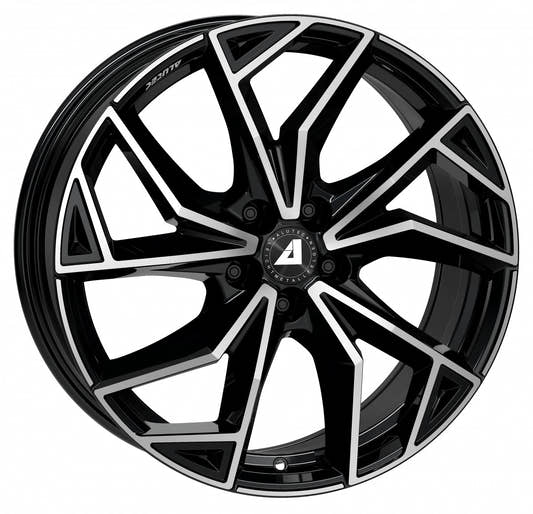 Alutec ADX.02 diamant-schwarz frontpoliert Alufelge 8x20 Zoll ET50 LK 5x112 ML70.1