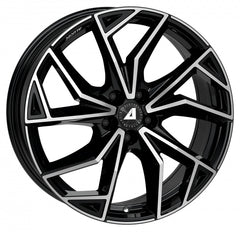 Alutec ADX.02 diamant-schwarz frontpoliert Alufelge 7x17 Zoll ET48 LK 5x100 ML57.1