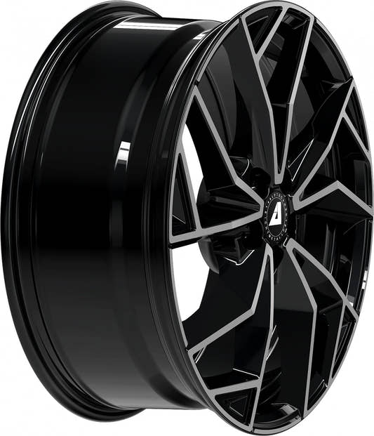 Alutec ADX.02 diamant-schwarz frontpoliert Alufelge 7x17 Zoll ET42 LK 5x108 ML65.1