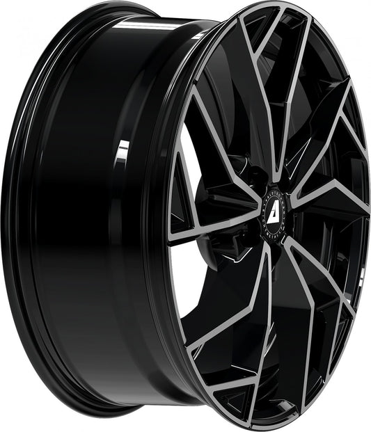Alutec ADX.02 diamant-schwarz frontpoliert 7x17 ET42 - LK5/108 ML65.1