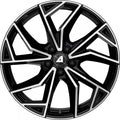 Alutec ADX.02 diamant-schwarz frontpoliert Alufelge 7x17 Zoll ET40 LK 5x112 ML57.1