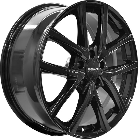 Monaco CL2 schwarz glanz 8x19 ET42 - LK5/114.3 ML67.1