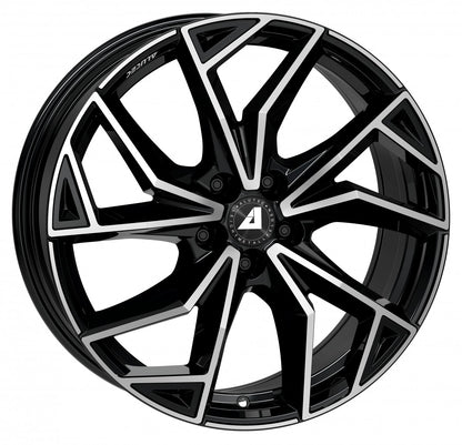 Alutec ADX.02 diamant-schwarz frontpoliert Alufelge 9.5x22 Zoll ET15 LK 5x112 ML66.6