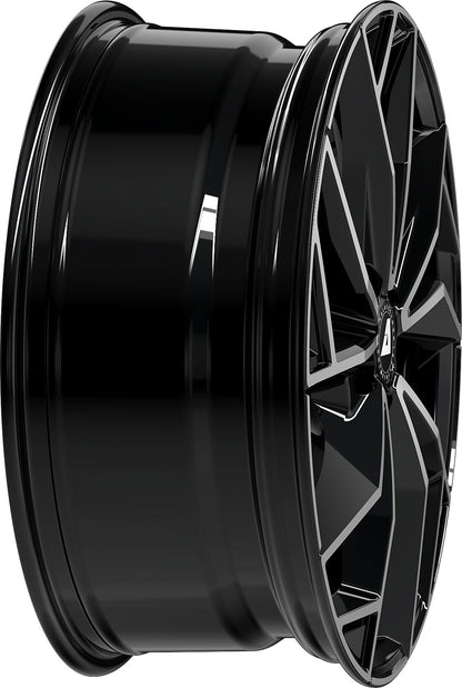Alutec ADX.02 diamant-schwarz frontpoliert Alufelge 9.5x22 Zoll ET15 LK 5x112 ML66.6 – Bild 5