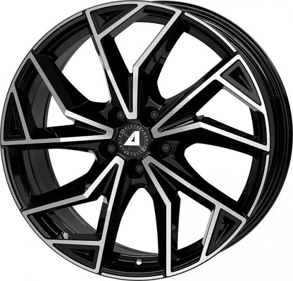 Alutec ADX.02 diamant-schwarz frontpoliert Alufelge 9.5x22 Zoll ET15 LK 5x112 ML66.6 – Bild 6