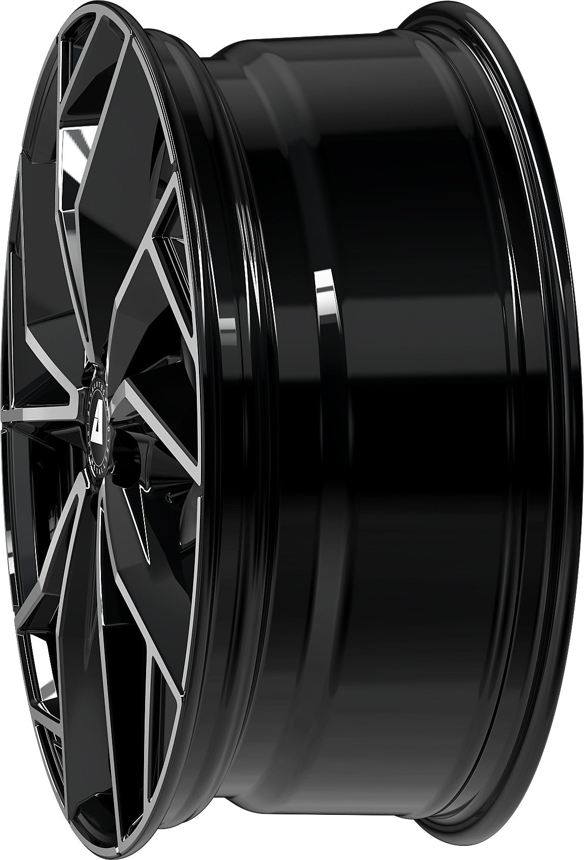 Alutec ADX.02 diamant-schwarz frontpoliert Alufelge 9.5x22 Zoll ET15 LK 5x112 ML66.6 – Bild 8