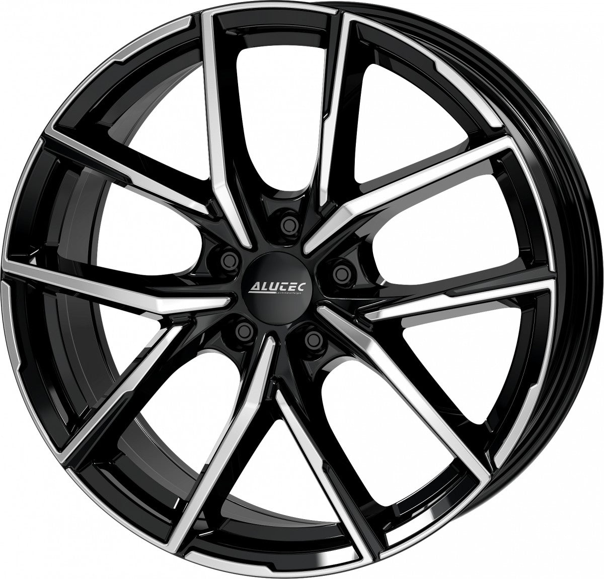 Alutec AvelenoX diamant-schwarz frontpoliert 8x18 ET50 - LK5/120 ML65.1