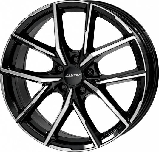 Alutec AvelenoX diamant-schwarz frontpoliert 8x18 ET56 - LK5/120 ML65.1