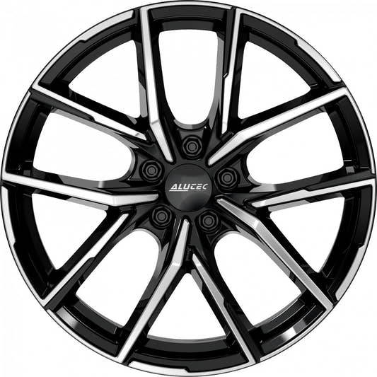 Alutec AvelenoX diamant-schwarz frontpoliert 8x18 ET56 - LK5/120 ML65.1