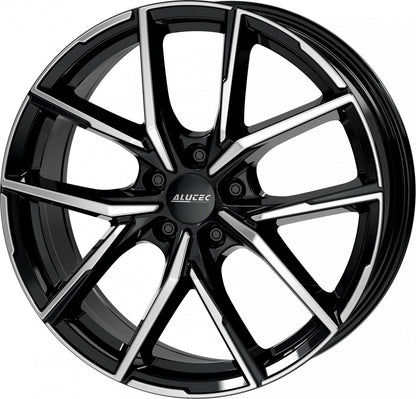 Alutec Aveleno diamant-schwarz frontpoliert 8x19 ET40 - LK5/114.3 ML70.1
