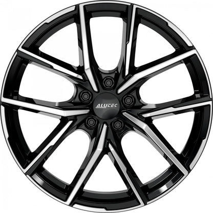 Alutec Aveleno diamant-schwarz frontpoliert 8x19 ET40 - LK5/114.3 ML70.1