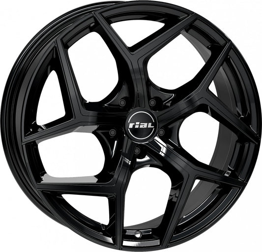 Rial Salento diamant-schwarz 8x18 ET45 - LK5/108 ML70.1
