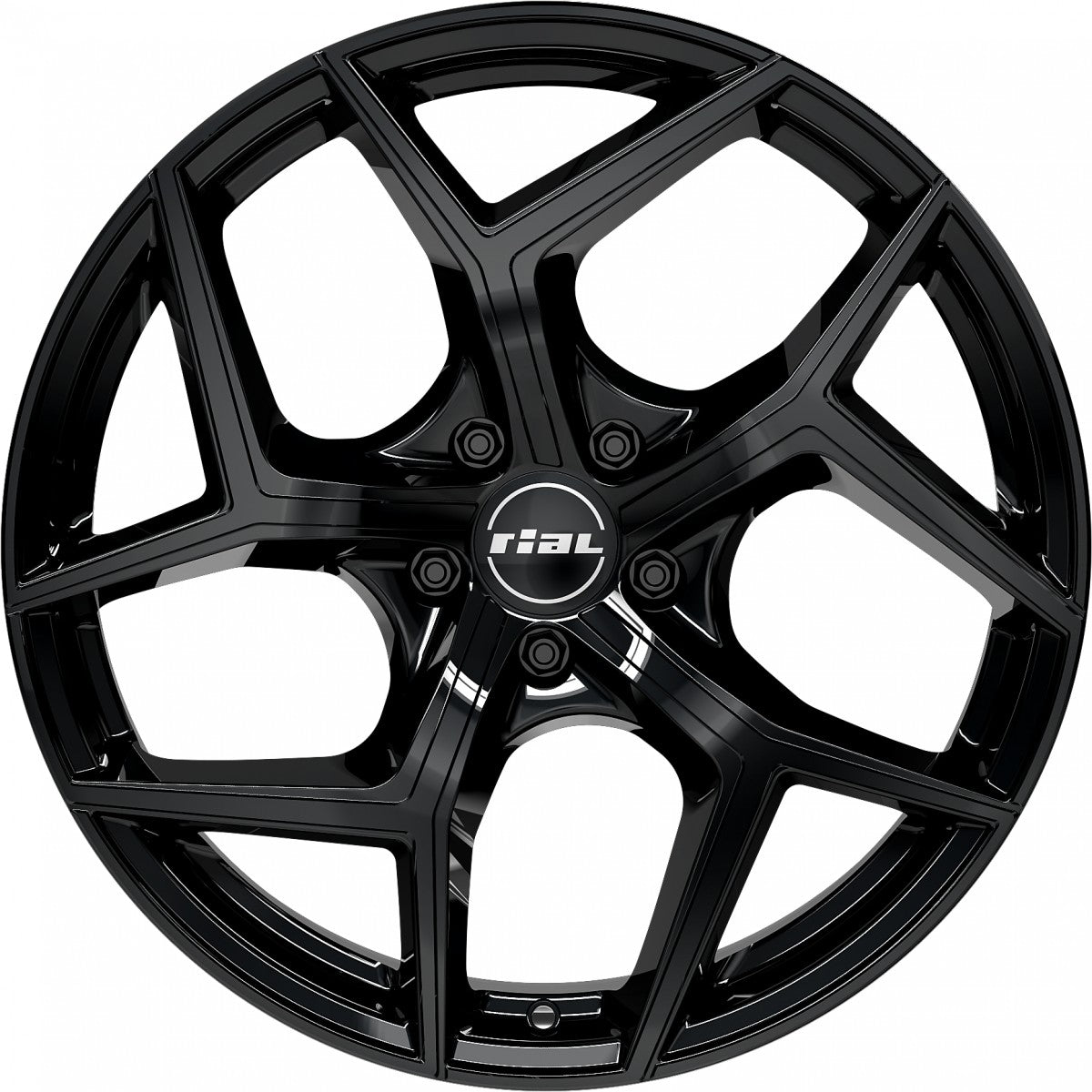 Rial Salento diamant-schwarz 8x18 ET45 - LK5/108 ML70.1