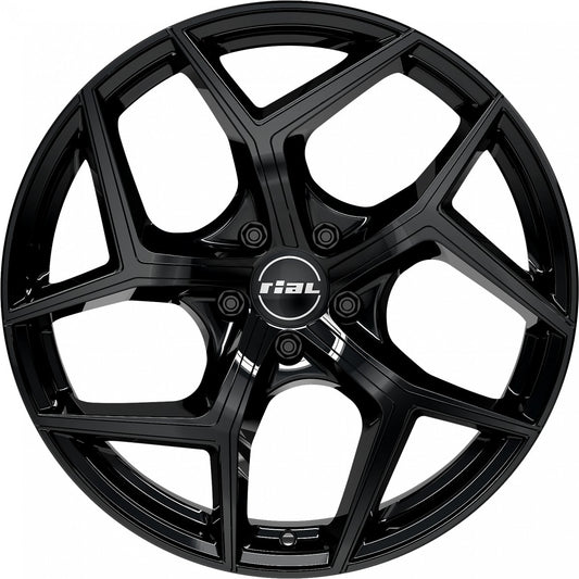 Rial Salento diamant-schwarz 8x18 ET45 - LK5/108 ML70.1