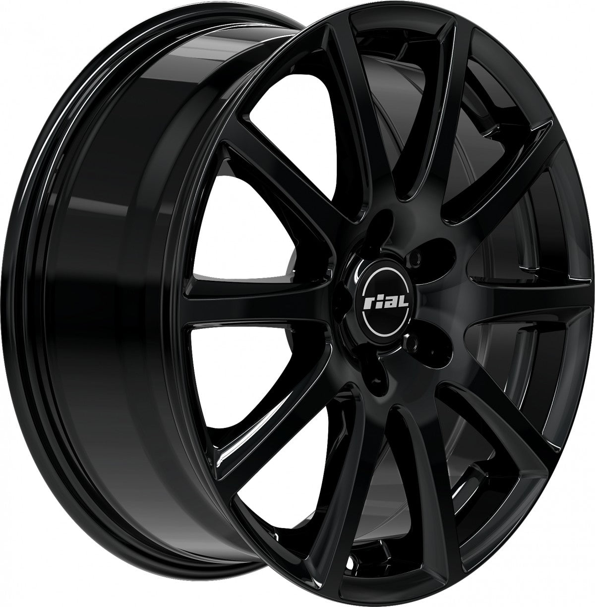Rial Milano diamond-black 7.5x18 ET39 - LK5/114.3 ML70.1