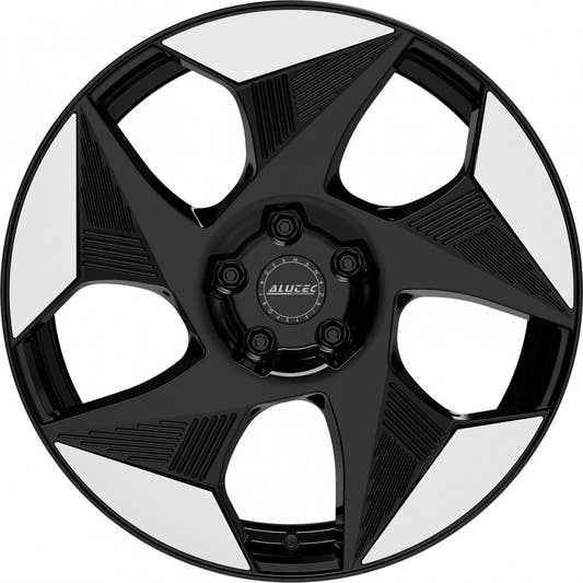 Alutec Solar diamant-schwarz frontpoliert Alufelge 8x19 Zoll ET36 LK 5x112 ML57.1