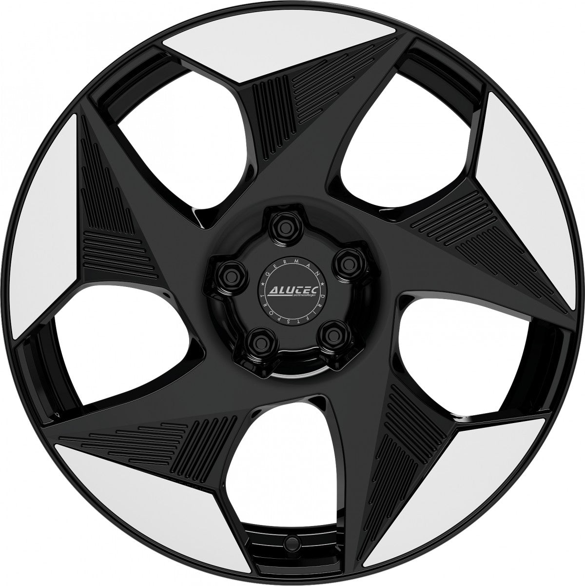Alutec Solar diamant-schwarz frontpoliert 8x19 ET36 - LK5/112 ML57.1