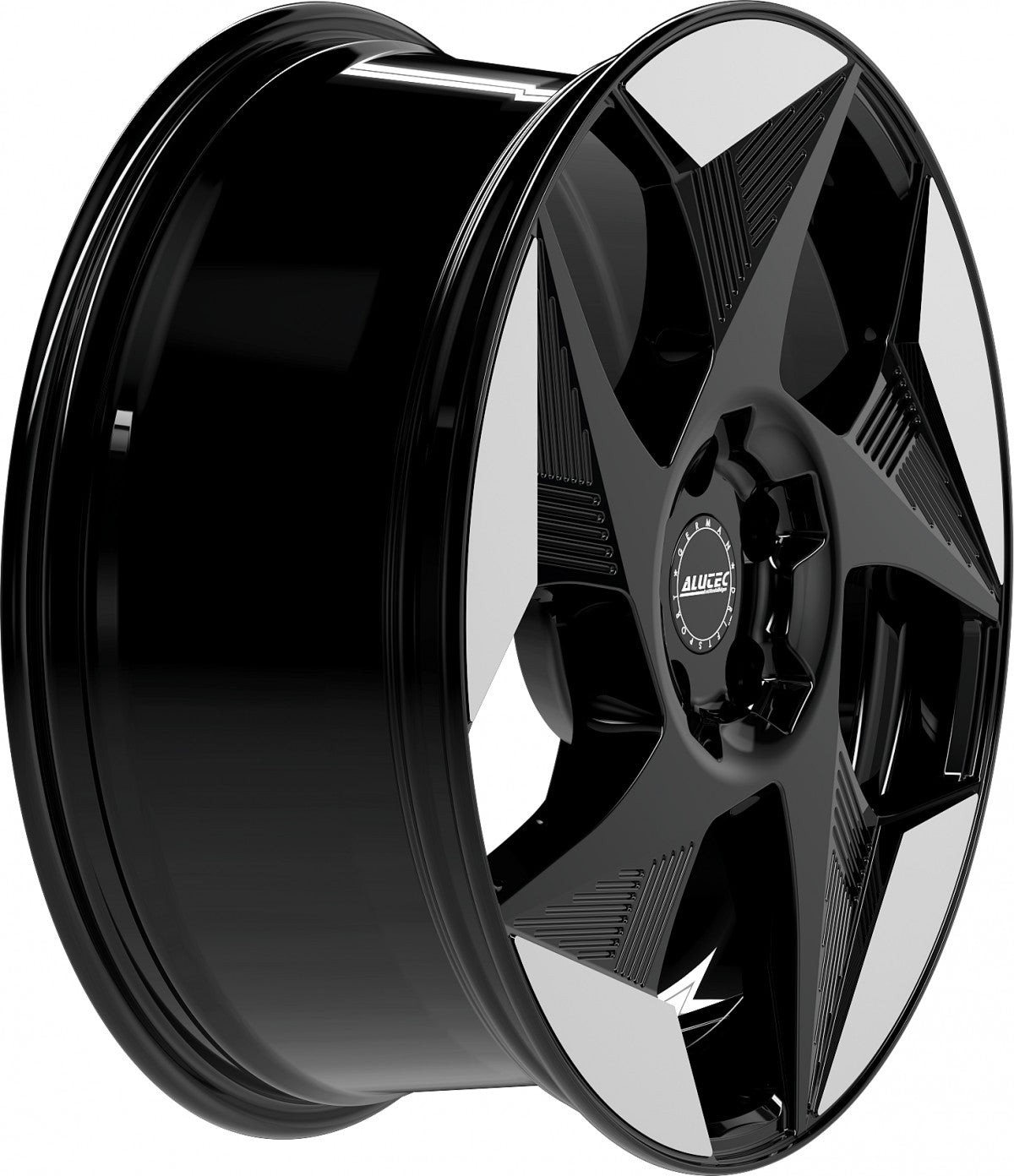 Alutec Solar diamant-schwarz frontpoliert 8x19 ET36 - LK5/112 ML57.1