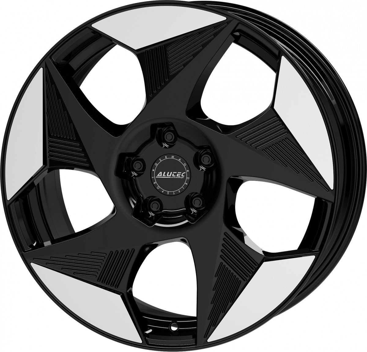 Alutec Solar diamant-schwarz frontpoliert 8x19 ET36 - LK5/112 ML57.1